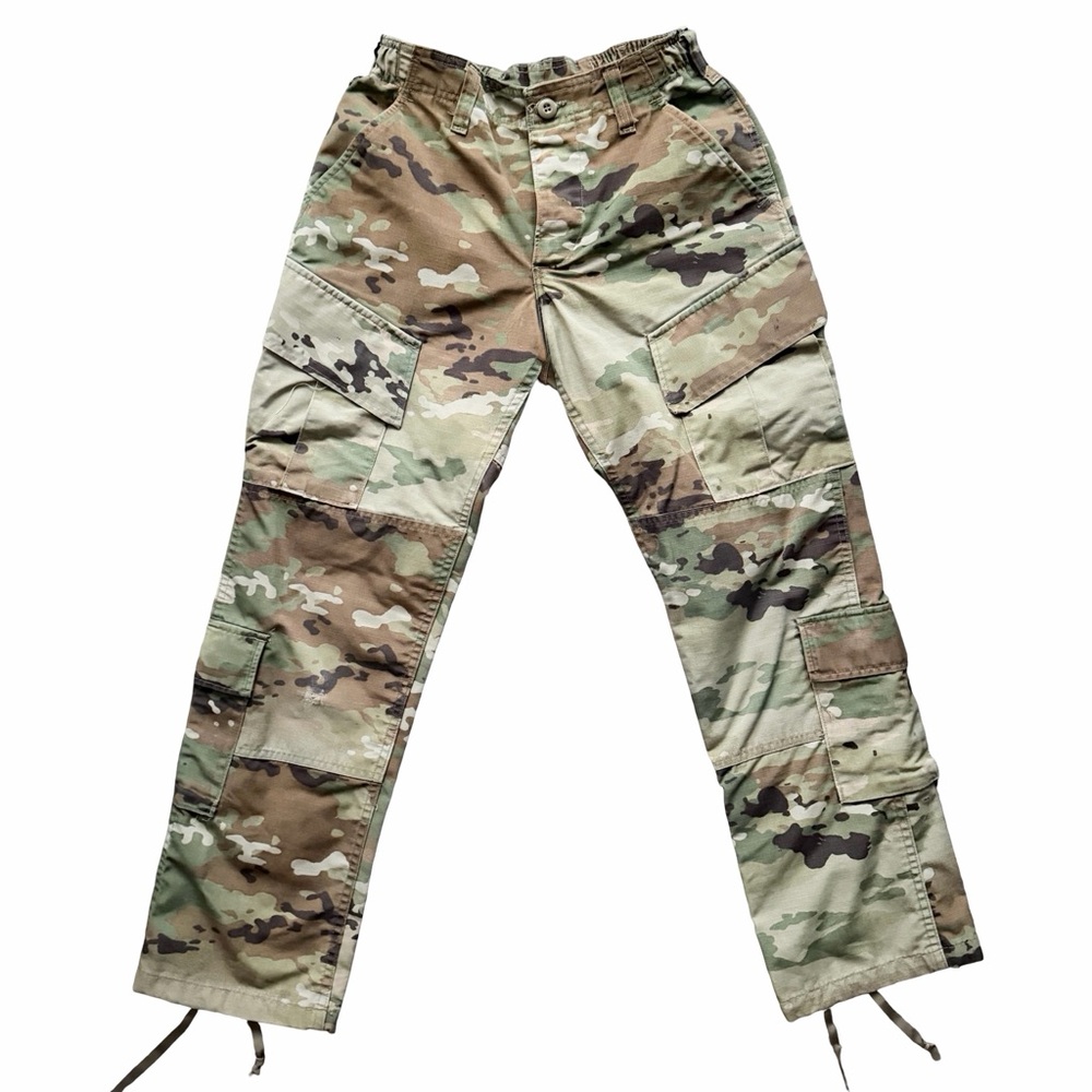 Vintage Multicolor Camouflage Cargo Pants